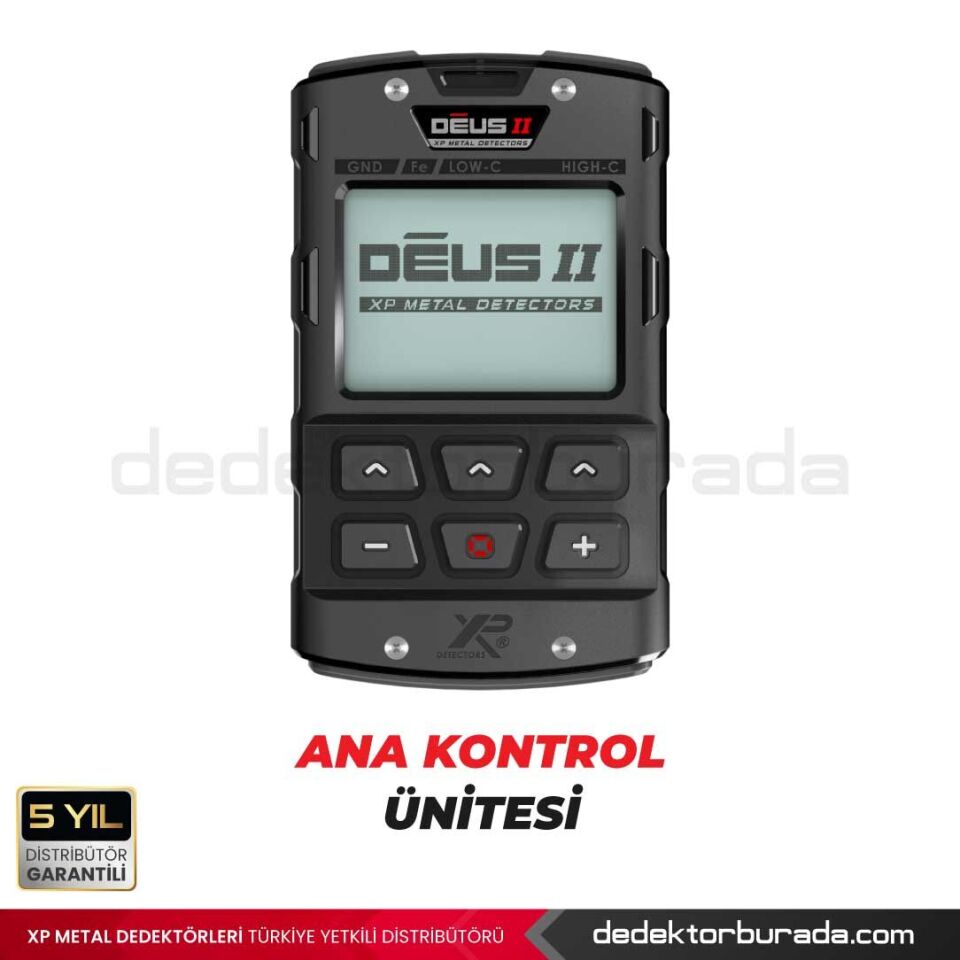 Deus 2 Dedektör - 28cm FMF Başlık, Ana Kontrol Ünitesi