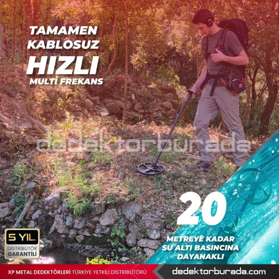 Deus 2 Dedektör - 34x28cm FMF Başlık, Ana Kontrol Ünitesi