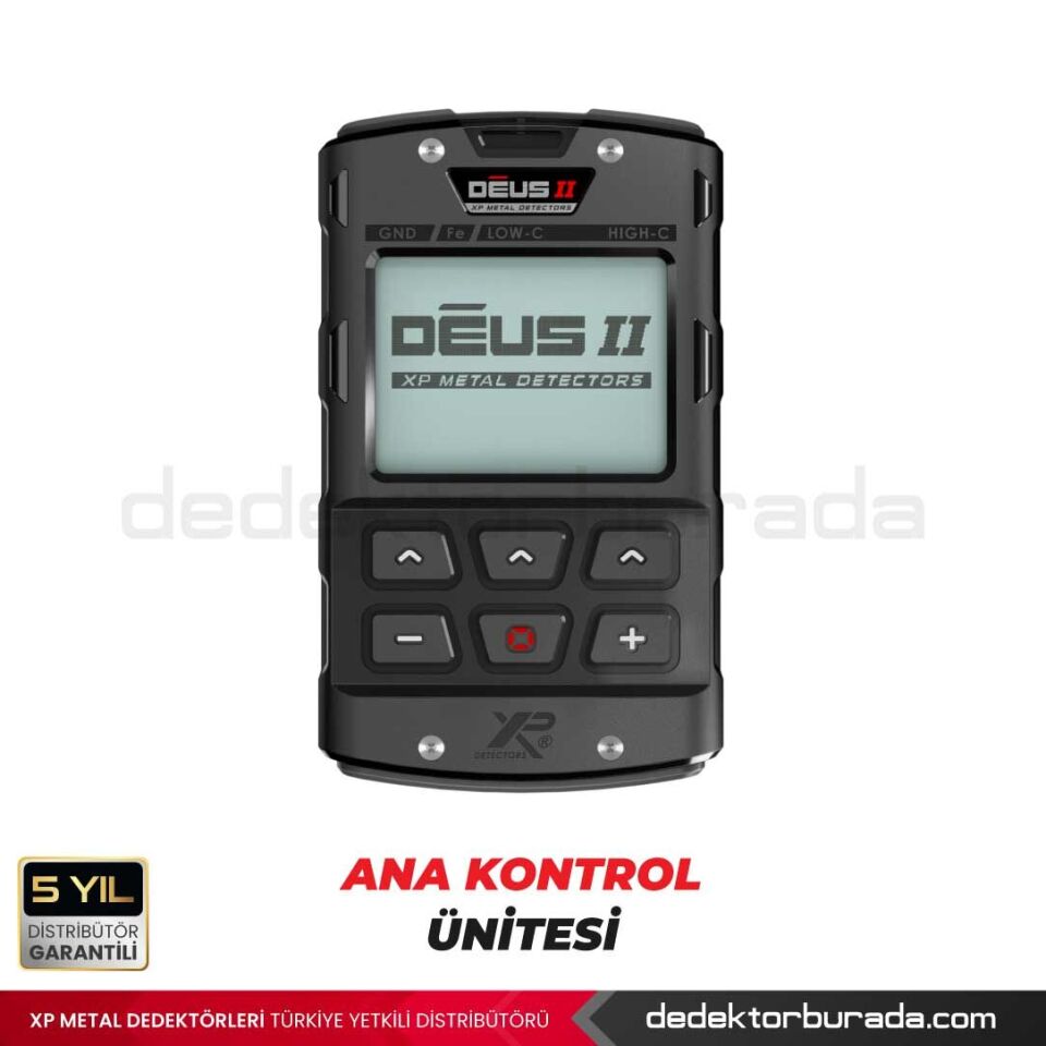 Deus 2 Dedektör - 28cm FMF Başlık, Ana Kontrol Ünitesi, WSA2 Kulaklık