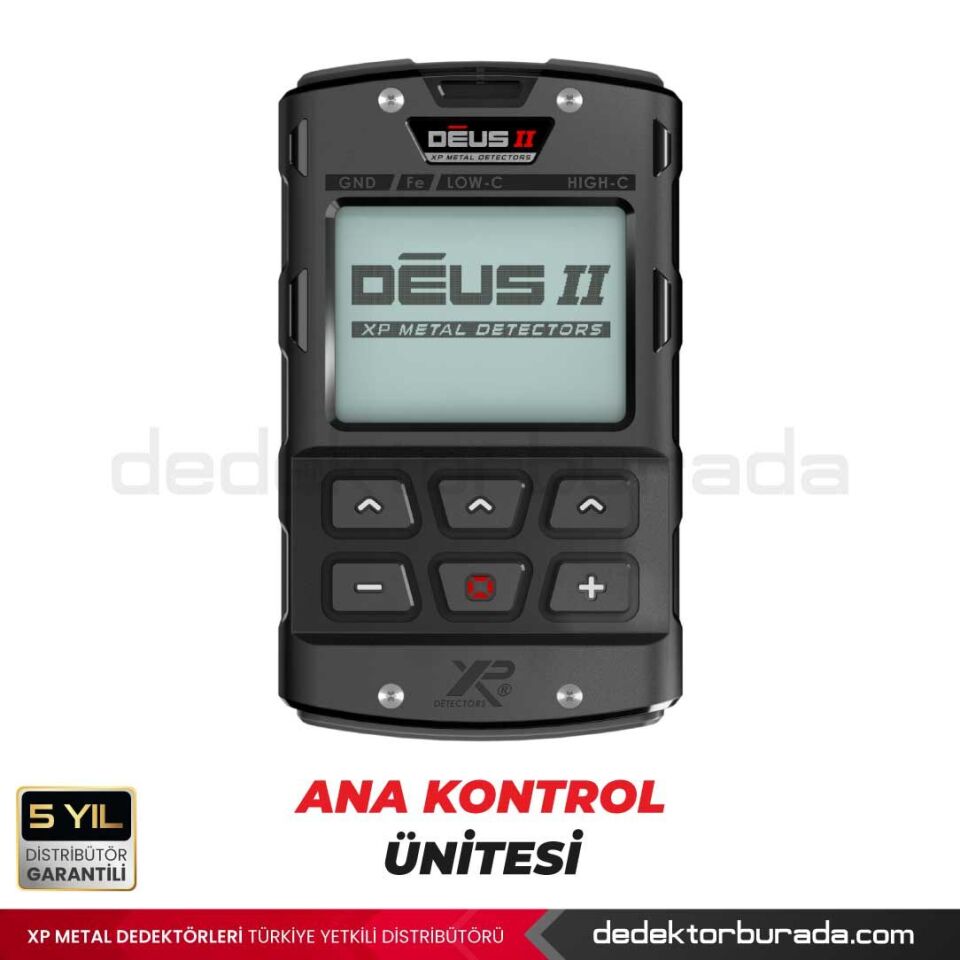 Deus 2 Dedektör - 34x28cm FMF Başlık, Ana Kontrol Ünitesi, FX03 Kulaklık