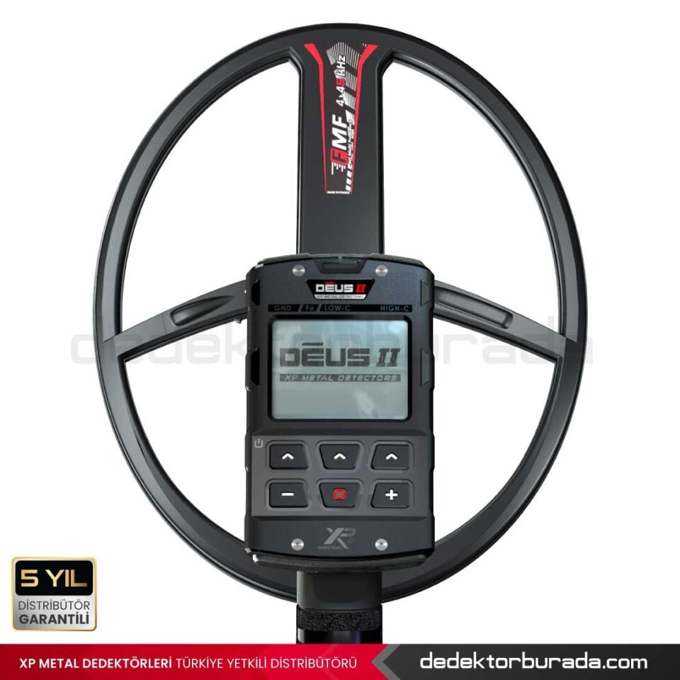 Deus 2 Dedektör - 34x28cm FMF Başlık, Ana Kontrol Ünitesi, FX03 Kulaklık