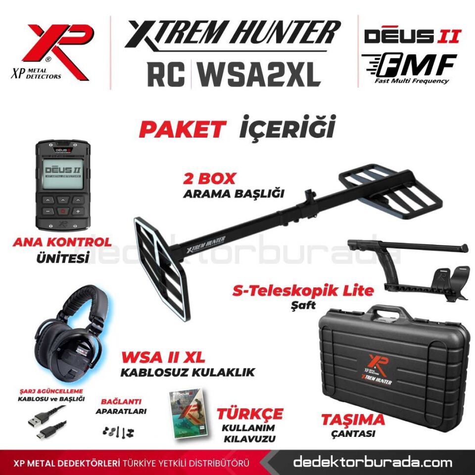 Xtrem Hunter Dedektör - Full Paket