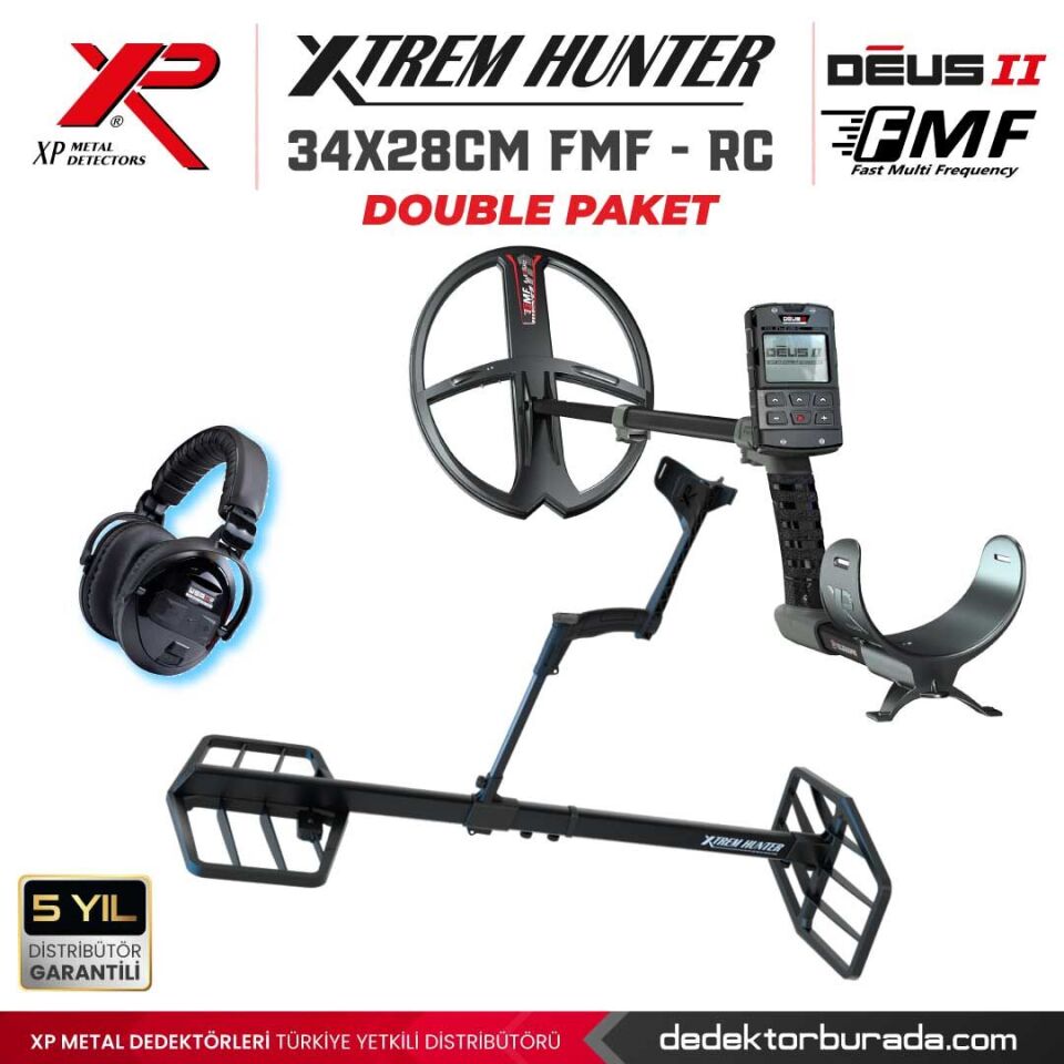 Xtrem Hunter Dedektör - DOUBLE PAKET WSAII XL Kulaklıklı