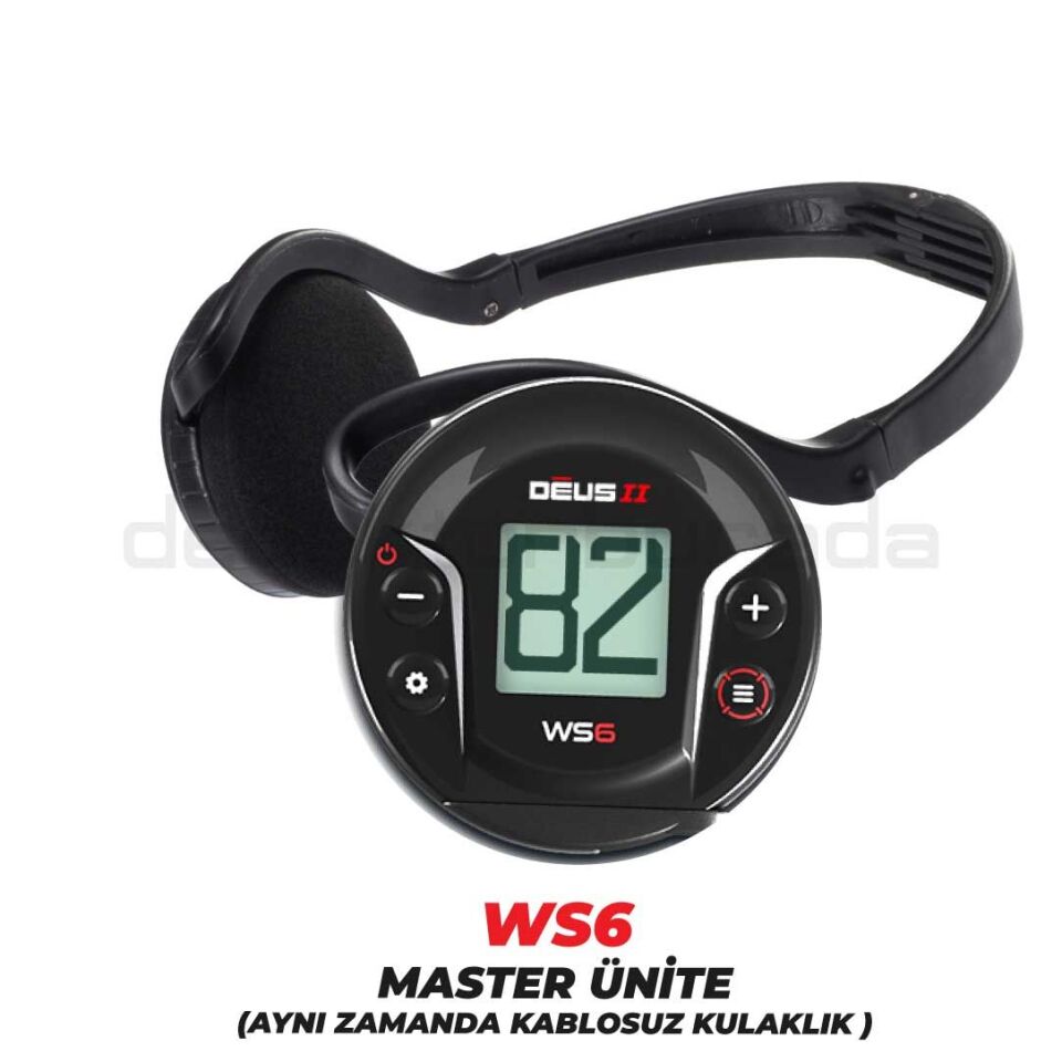Deus 2 Dedektör- DÖNÜŞÜM PAKETİ - 28cm FMF Başlık, WS6 Master