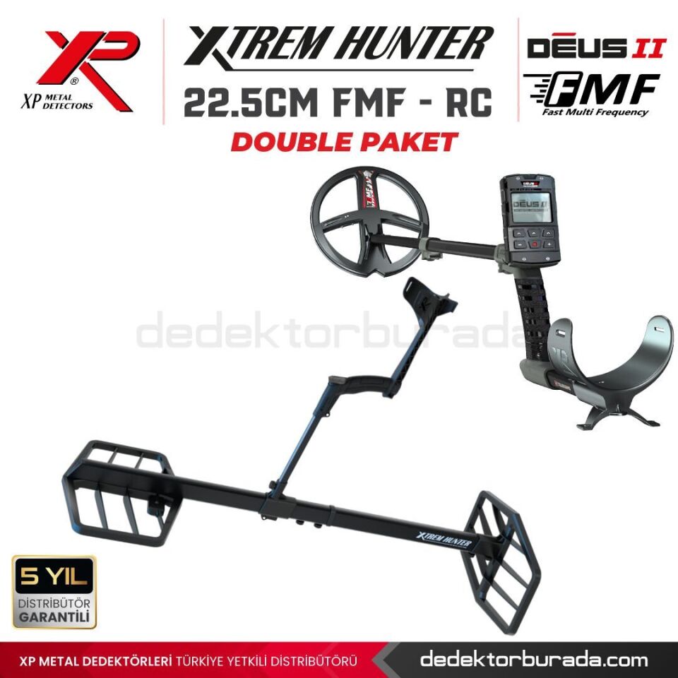 Xtrem Hunter Dedektör - DOUBLE PAKET ( KULAKLIKSIZ )