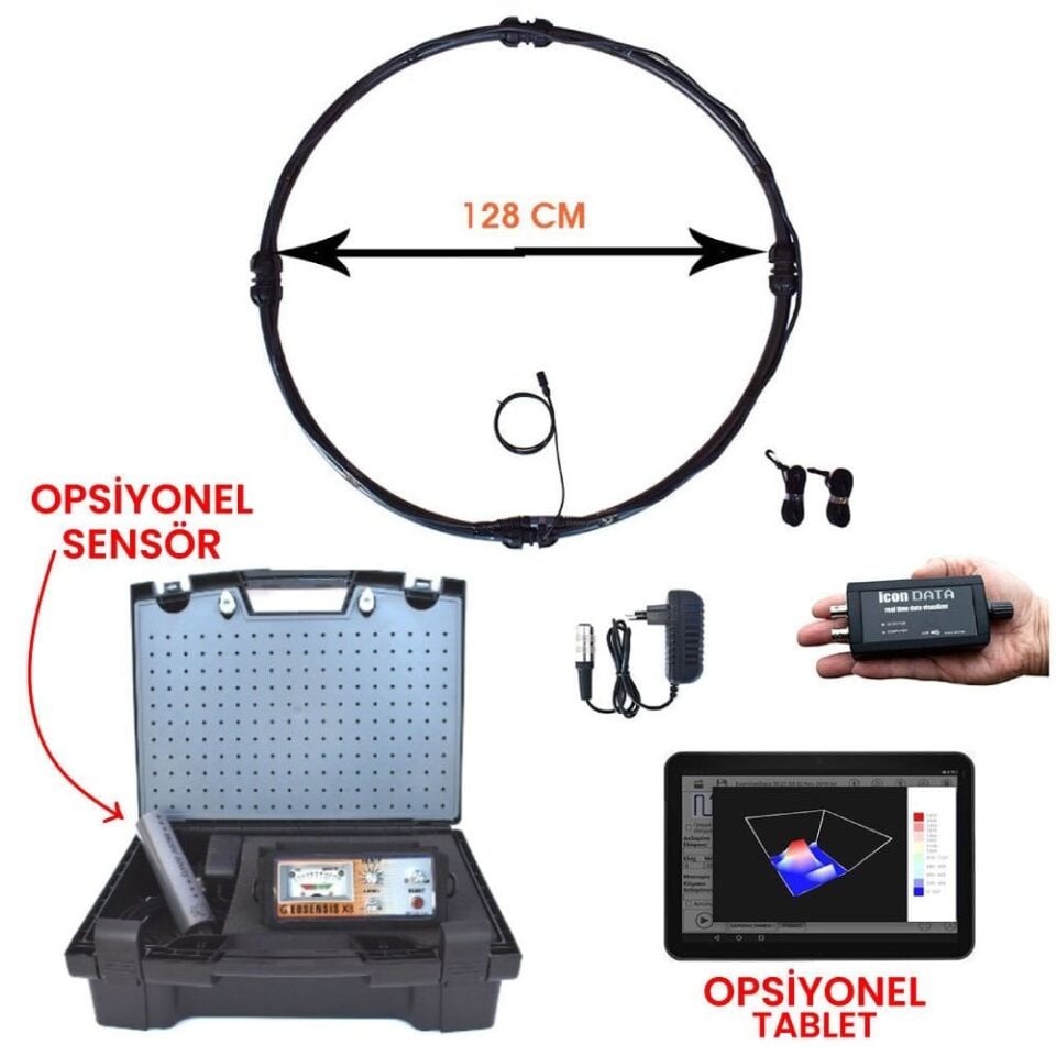 Geosensis X3 Derin Arama Dedektörü - 3D Paket