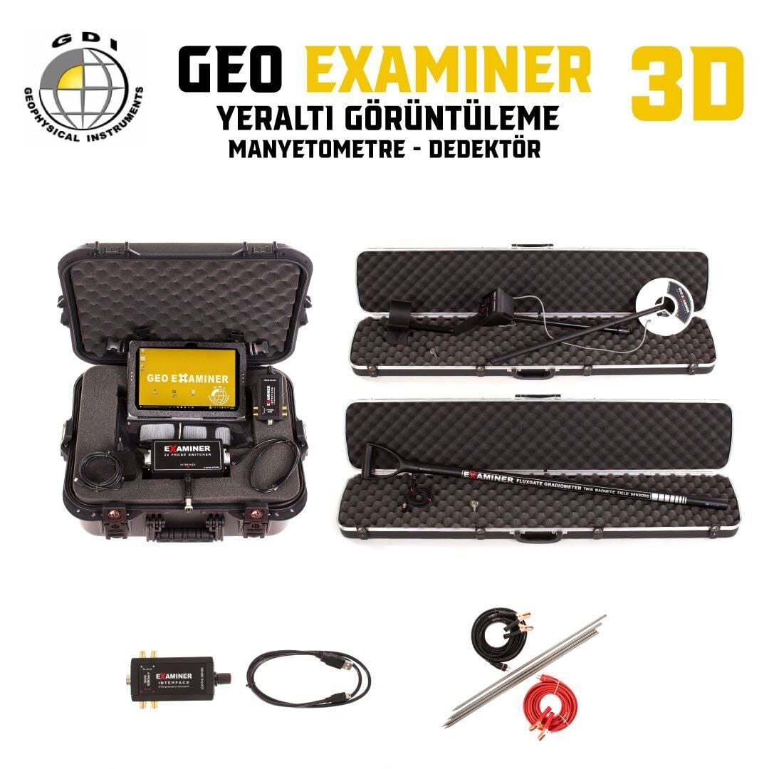 GEO EXAMINER Yer Altı Görüntüleme - Manyetometre + Dedektör