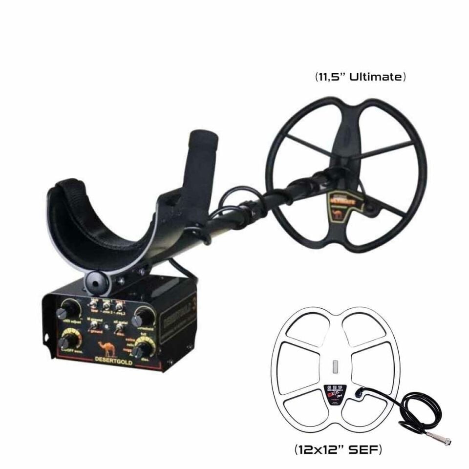 DESERT GOLD 3 Dedektör (11,5'' Ultimate+12x12'' Sef)