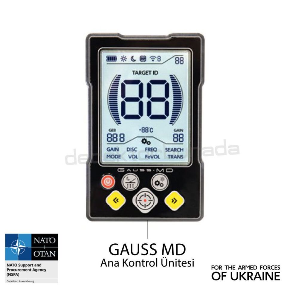 GAUSS MD Dedektör – Discovery 33cm Başlık + Kulaklık