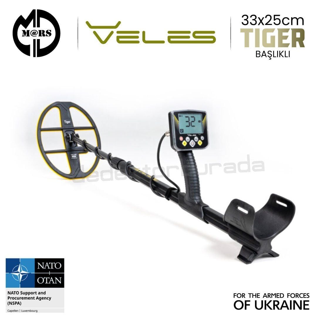 VELES Dedektör – TIGER 33x25,5cm Başlık