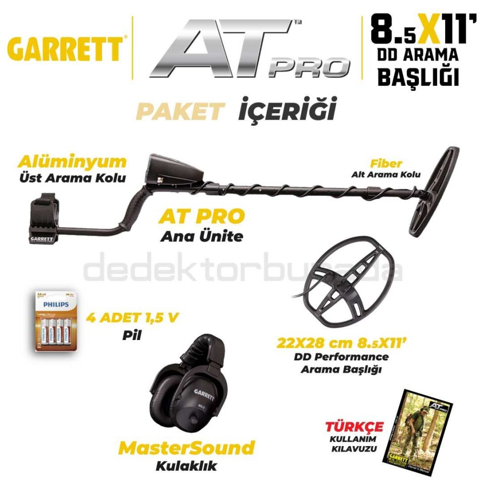 At Pro Dedektör (8,5x11'' DD Başlıkla)