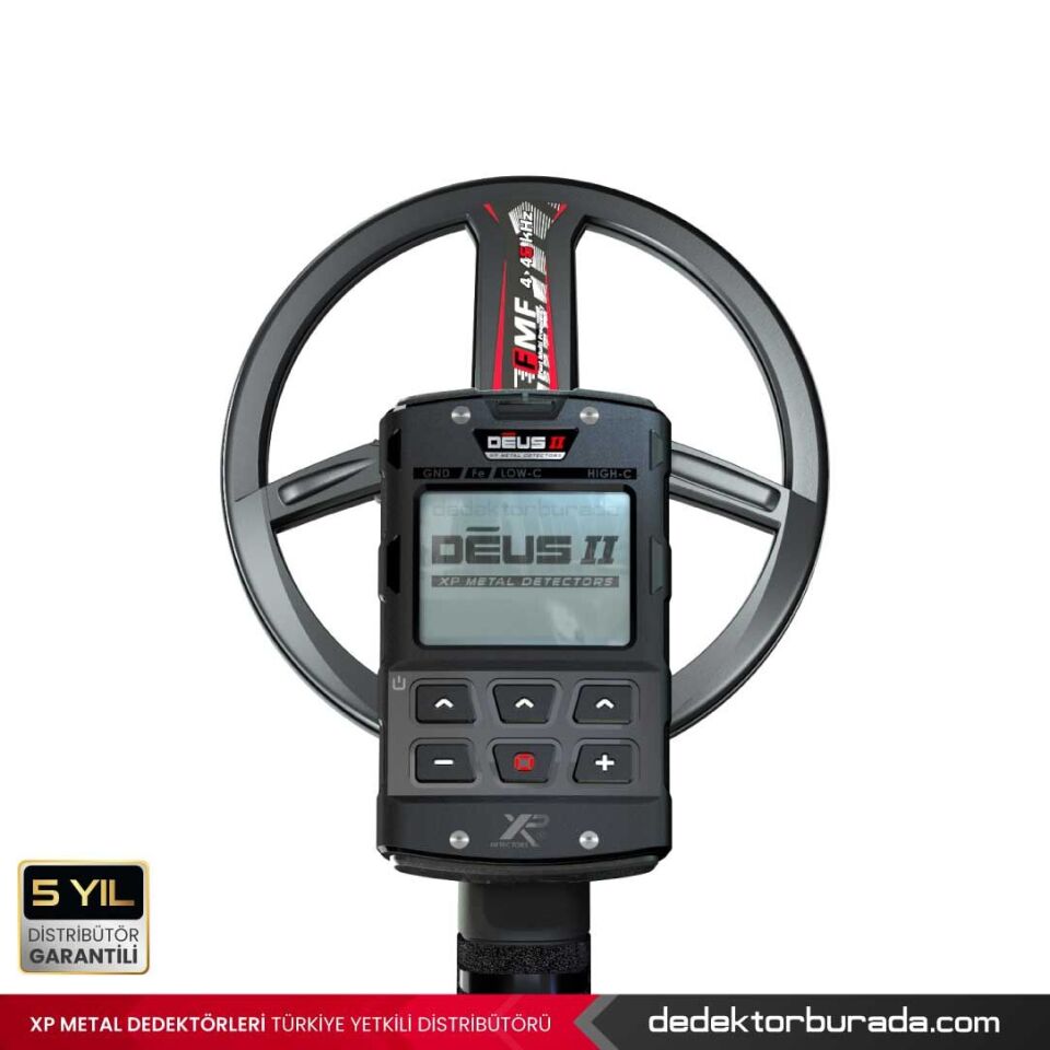 Deus 2 Dedektör - 22,5cm FMF Başlık, WS6 Kulaklık, Ana Kontrol Ünitesi