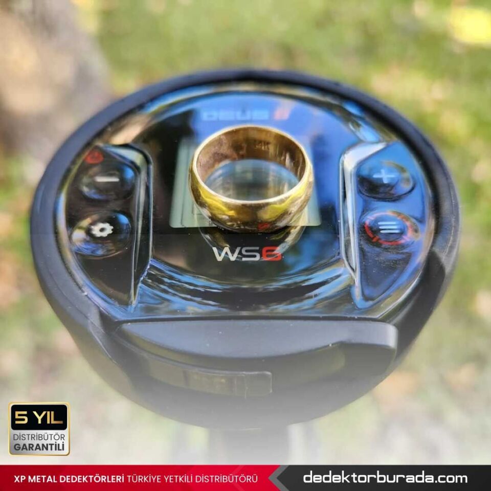 Deus 2 Dedektör - 28cm FMF Başlık, WS6 Kulaklık, Ana Kontrol Ünitesi