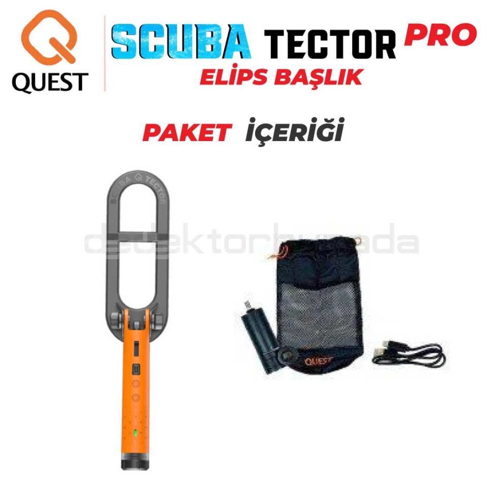 Scuba Tector PRO Su Altı Dedektörü&Sahil Arama Dedektörü
