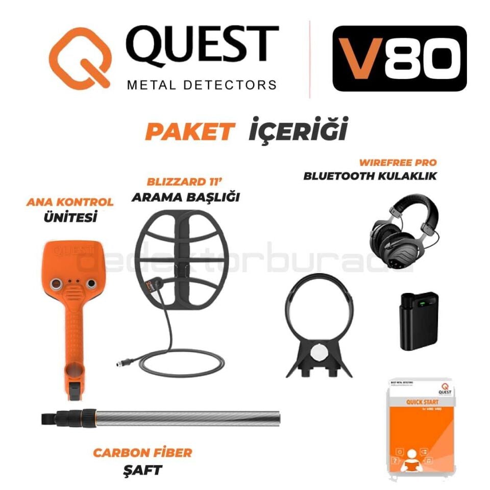 Quest V80 Dedektör